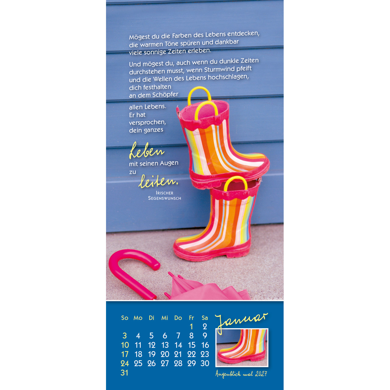 Aufstellkalender - Augenblick mal 2027