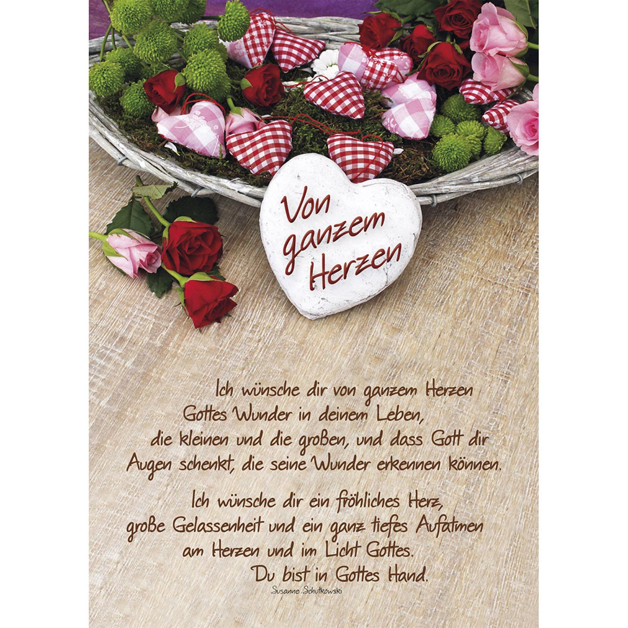 Ich wünsche dir von ganzem Herzen