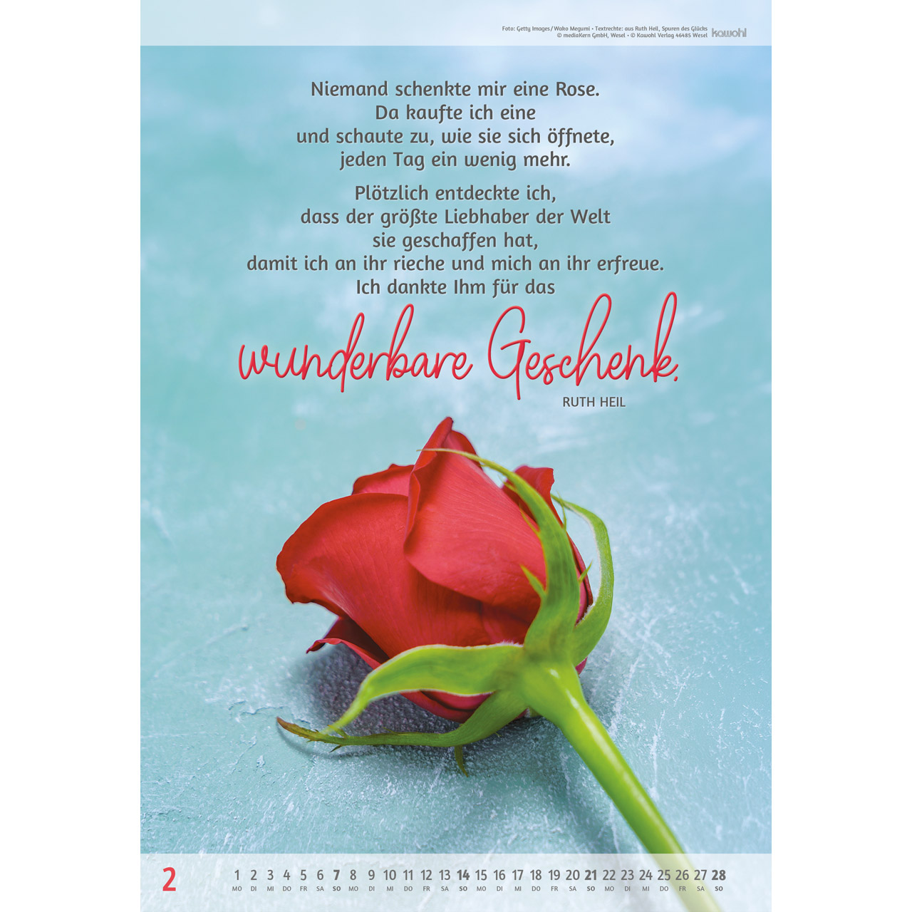 Wandkalender - Du bist so wertvoll 2027