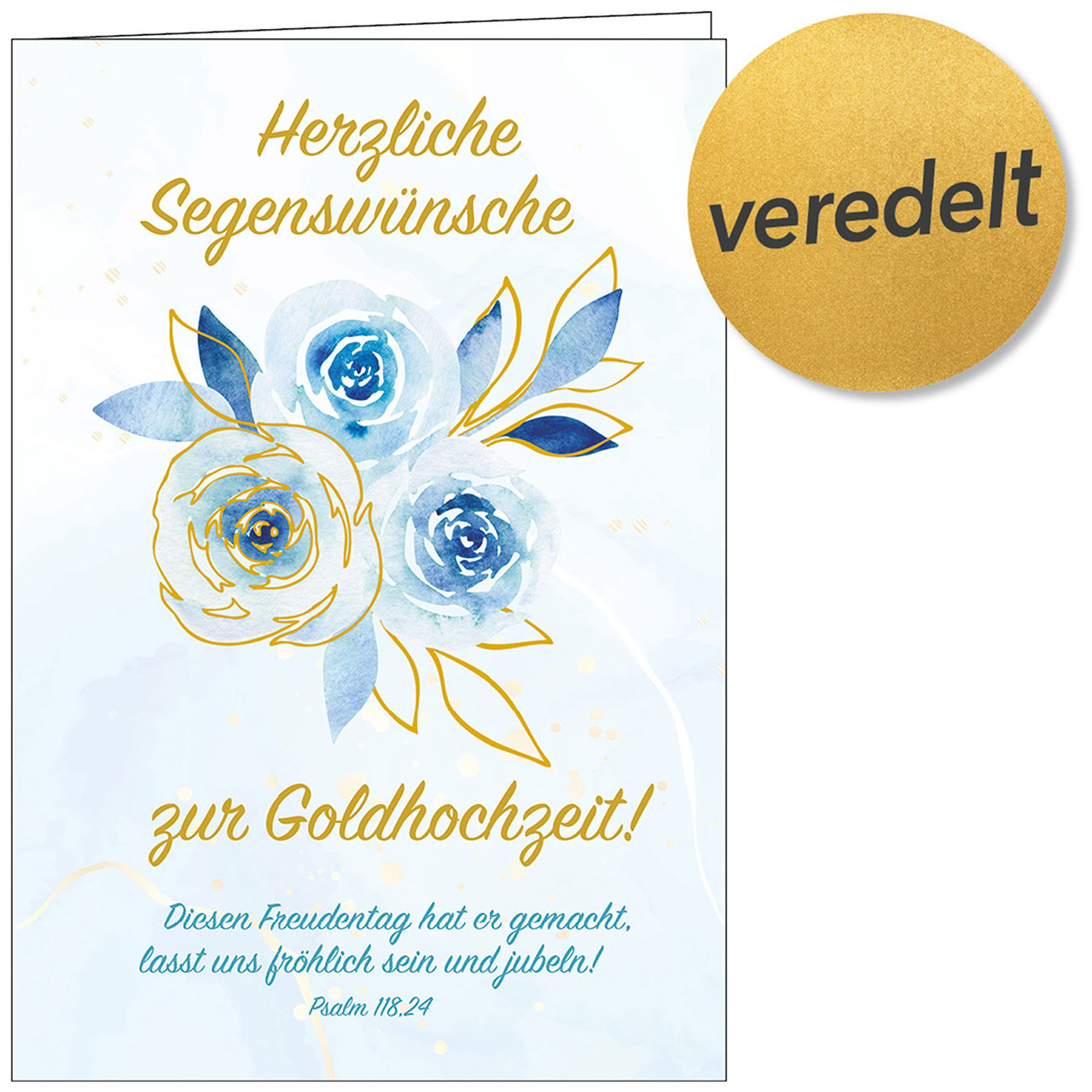 Herzliche Segenswünsche zur Goldhochzeit