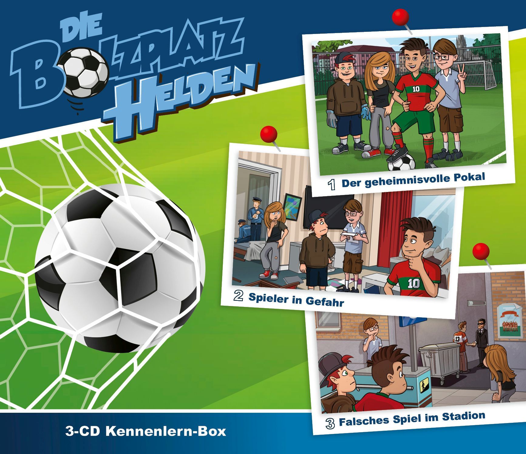 Hörbuch-CD - Die Bolzplatzhelden - Kennenlern-Box (3 CDs)