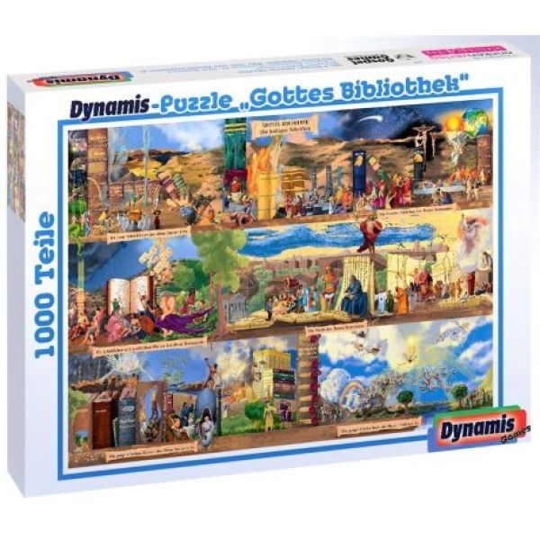 Puzzle - Puzzle 'Gottes Bibliothek' 1000 Teile