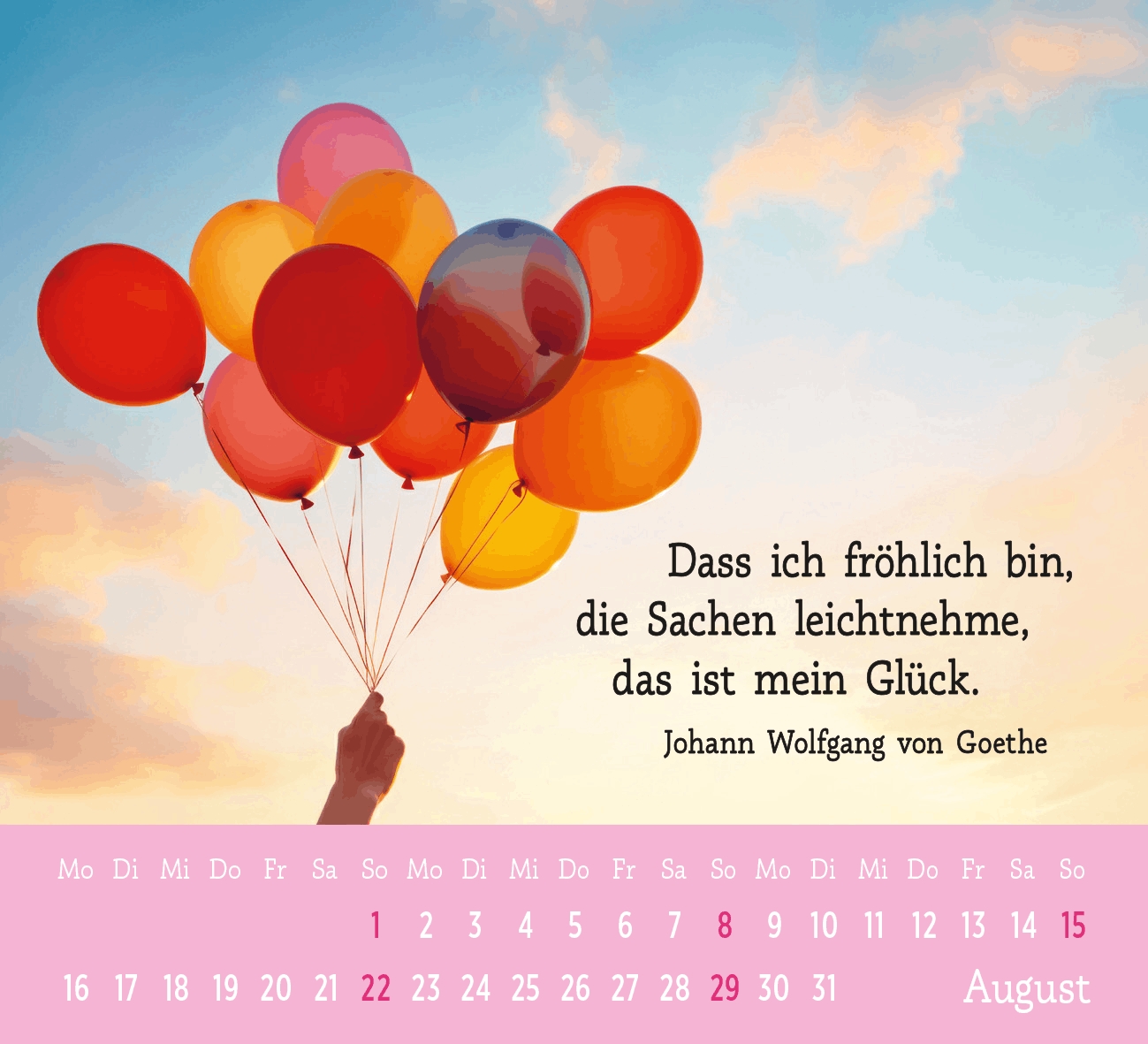 Aufstellkalender - Der kleine Gute-Laune-Kalender 2027