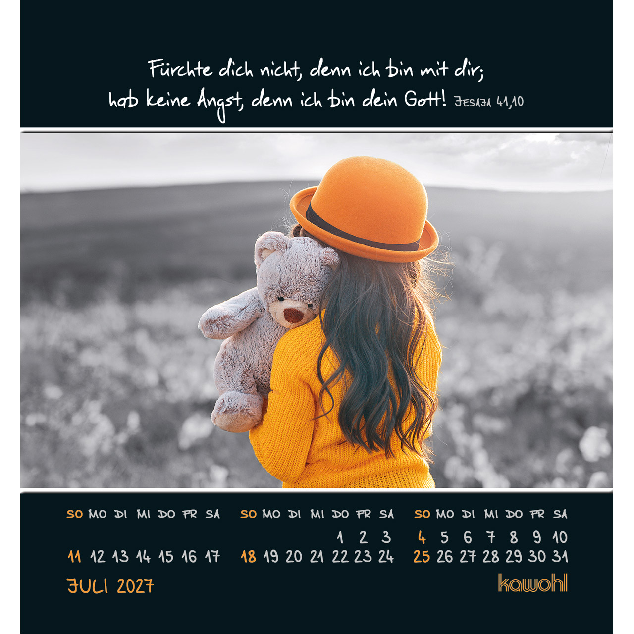 Aufstellkalender - Freu dich an kleinen Wundern 2027