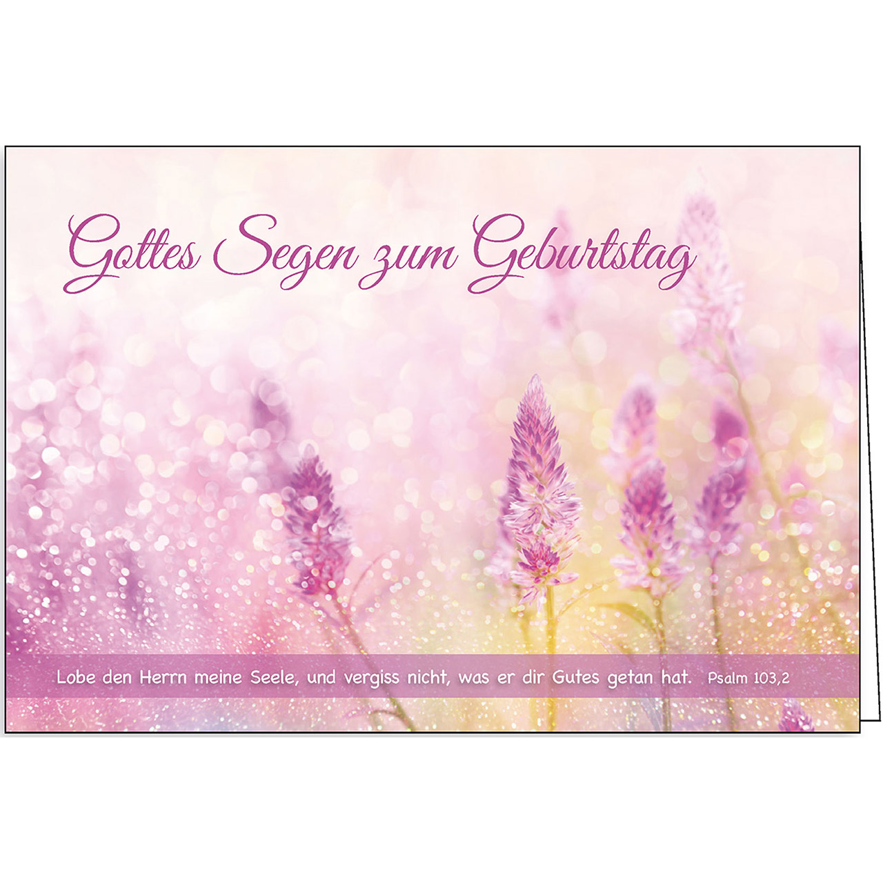 Gottes Segen zum Geburtstag