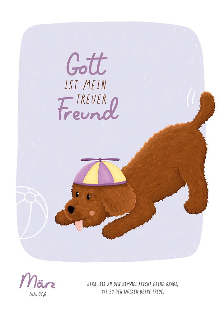 Immerwährender Kalender - Mein Gott & ich