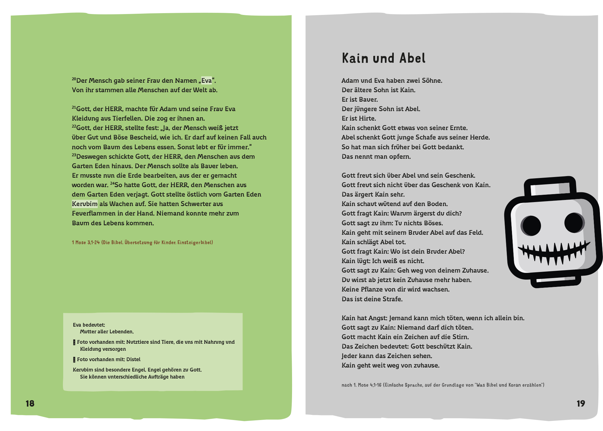 Sonstige Übersetzung/Bibel - Einfach Bibel - Buch Kreuz Punkt Kreis Muster