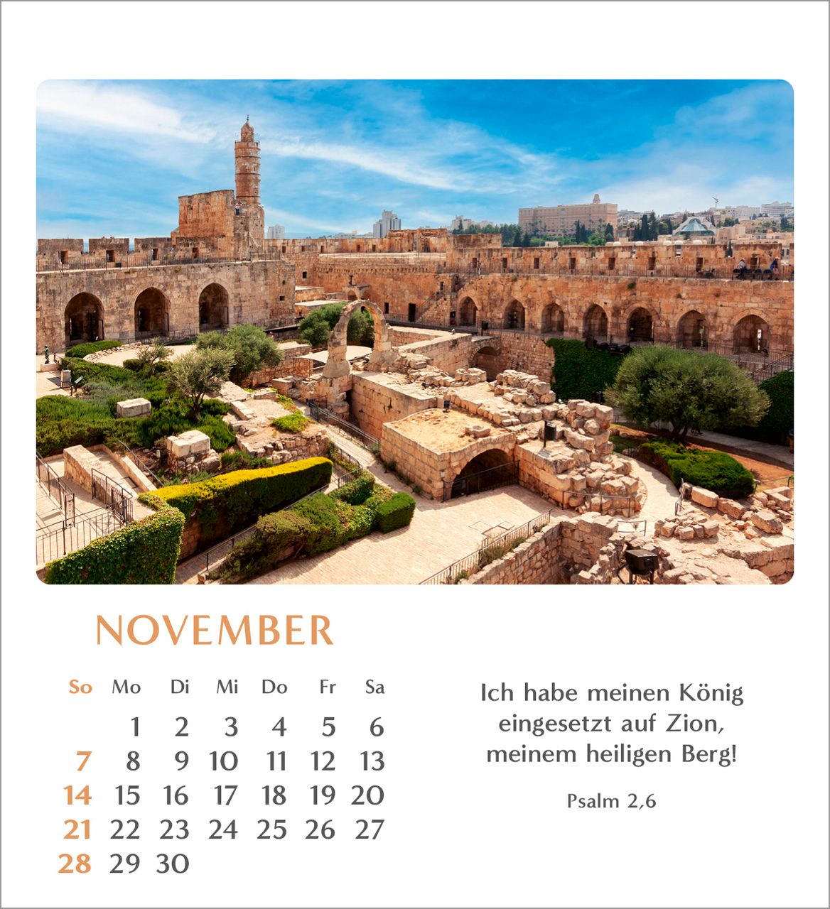 Tischkalender - Geliebtes Israel 2027