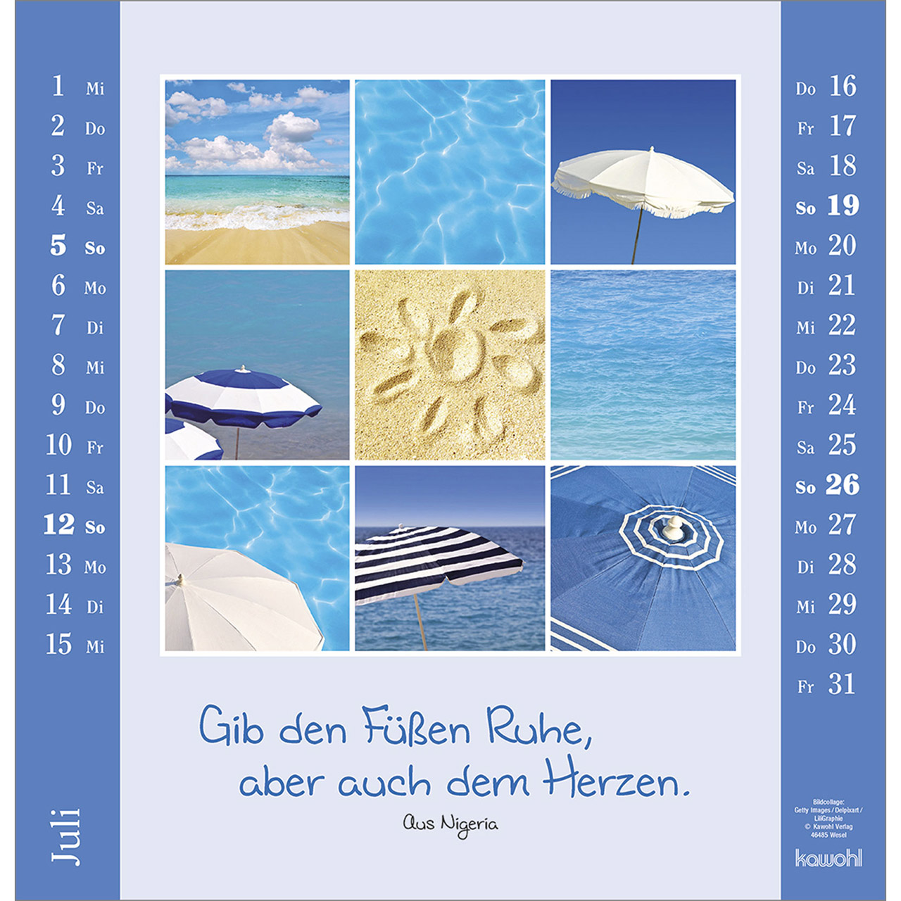 Wandkalender - Kleine Freuden entdecken 2026