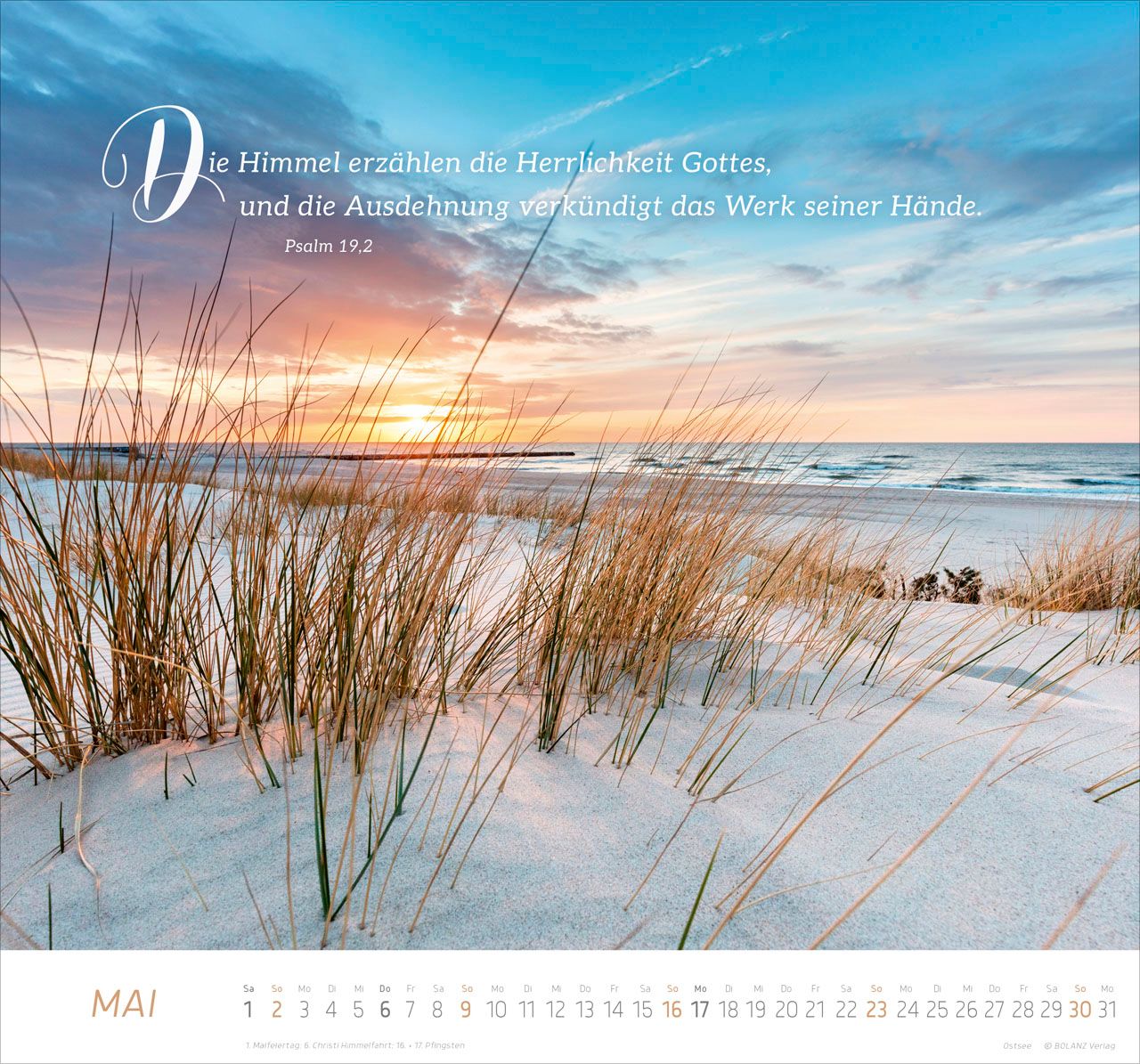 Wandkalender - Zeit für Meer 2027 Wandkalender