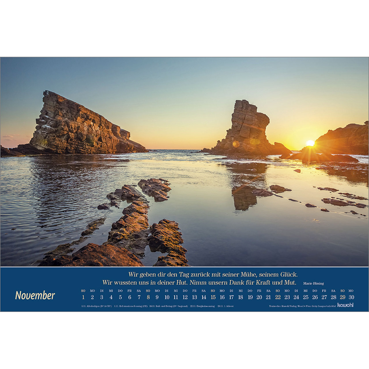 Wandkalender - Atemholen 2026