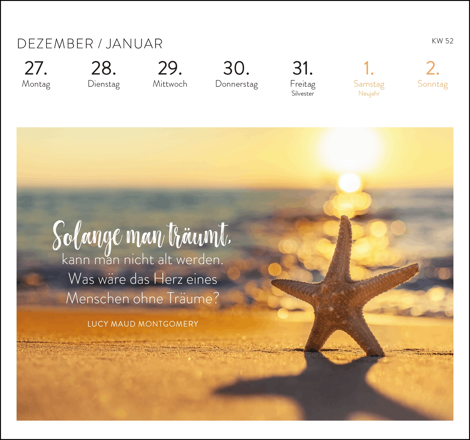 Postkartenkalender - Träume vom Meer 2027