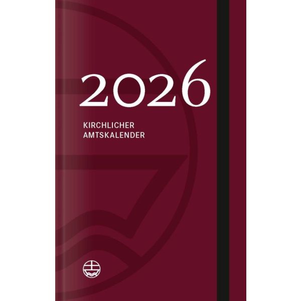 Kirchlicher Amtskalender 2026 - rot