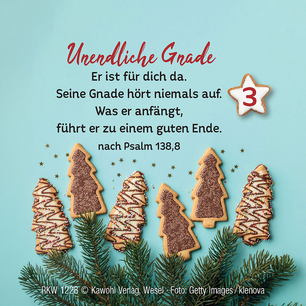Adventskalender - Genussworte für den Advent - Äpfel Mandarinen Tannenzweige