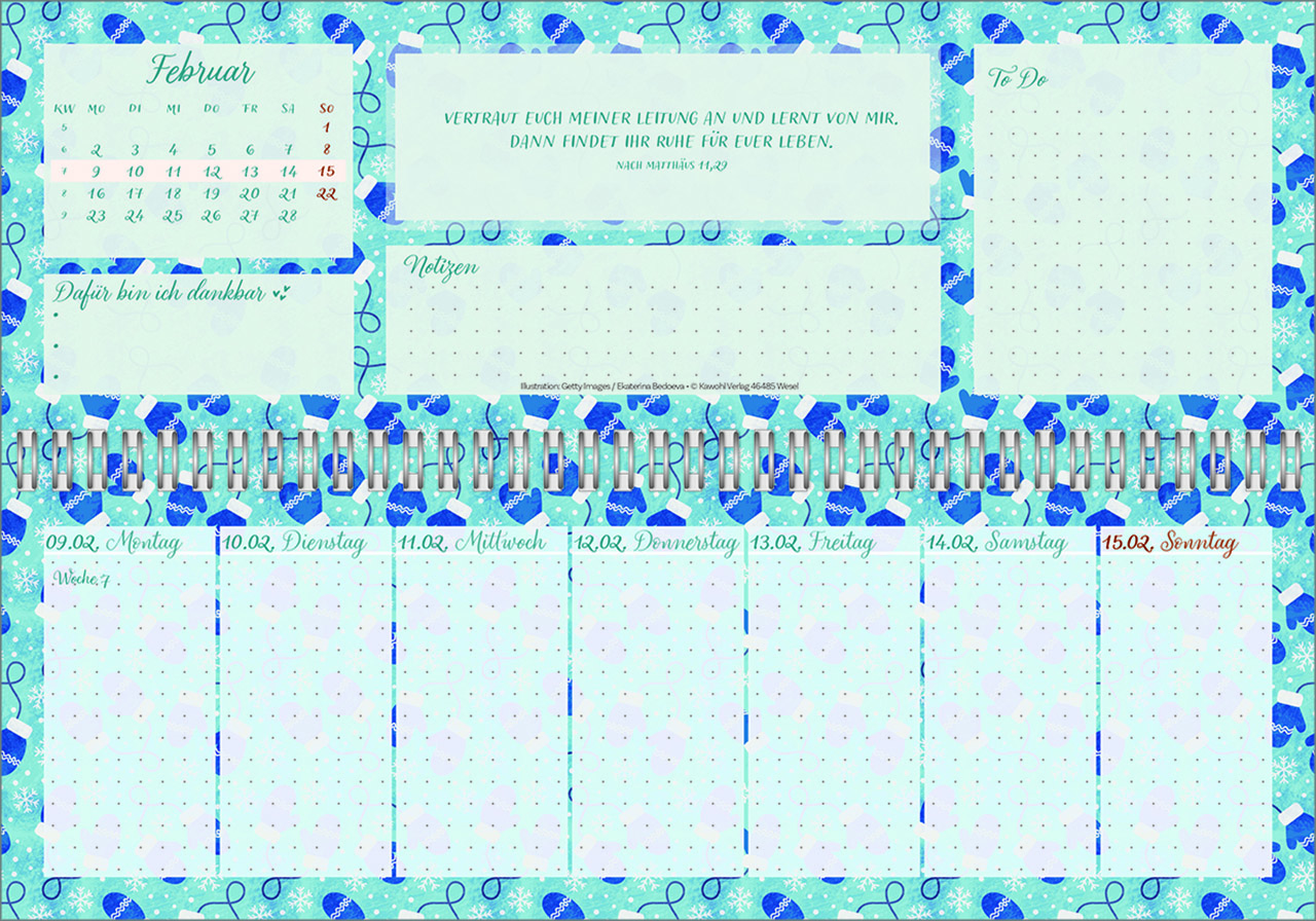 Tischkalender - Meine fröhlich-bunte Segenswoche 2026