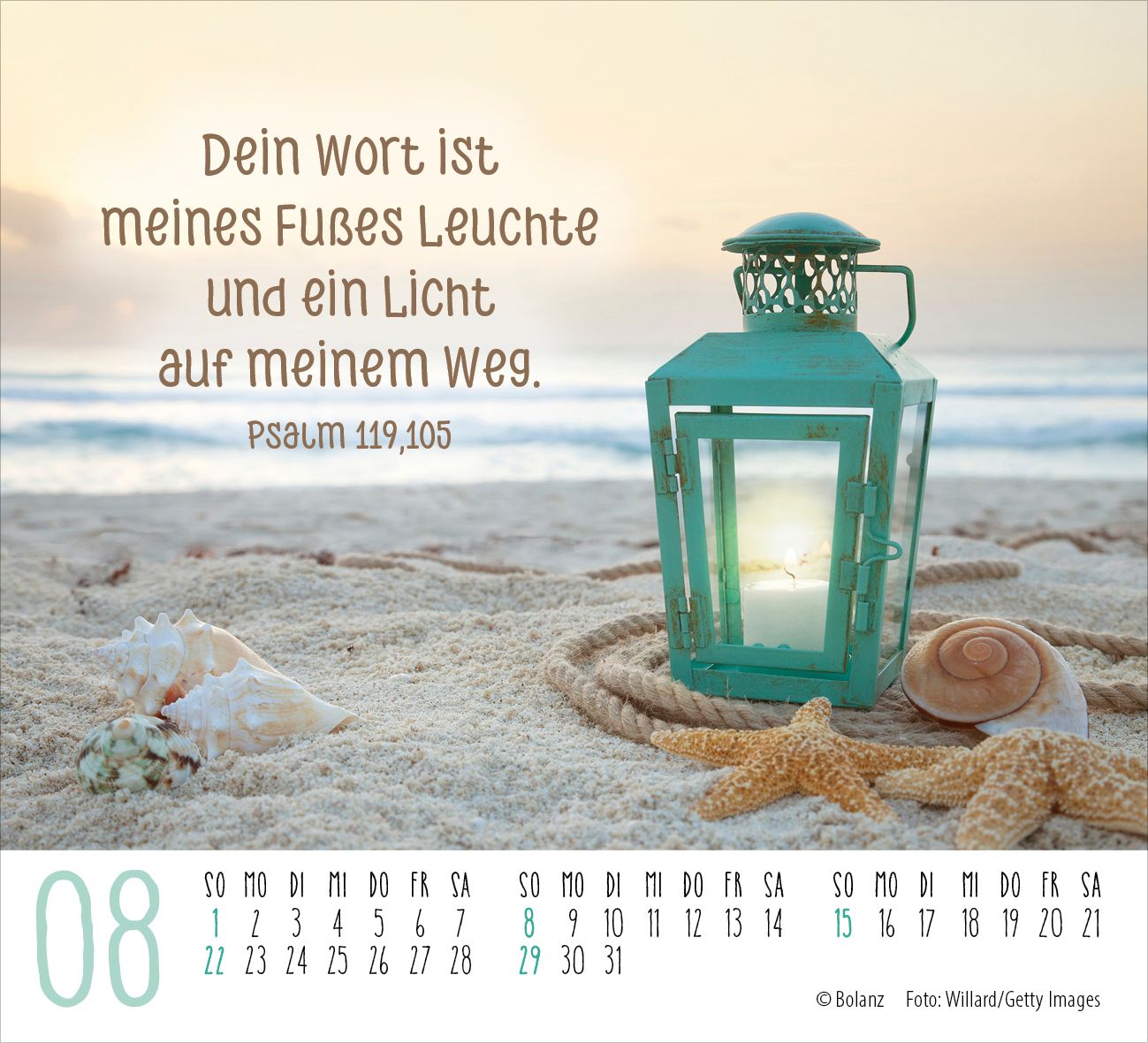Aufstellkalender - Atempause 2027 Minikalender