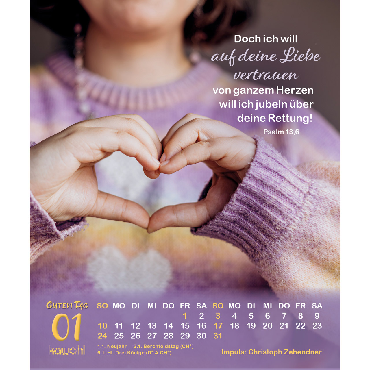 Postkartenkalender - Guten Tag 2027
