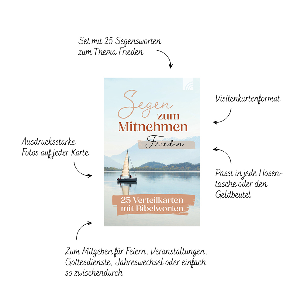 Karte - Frieden - Segen zum Mitnehmen