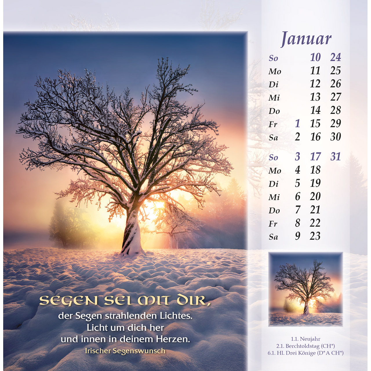 Postkartenkalender - Licht vom unerschöpften Lichte 2027