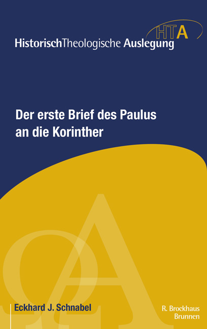 Buch - Der erste Brief des Paulus an die Korinther