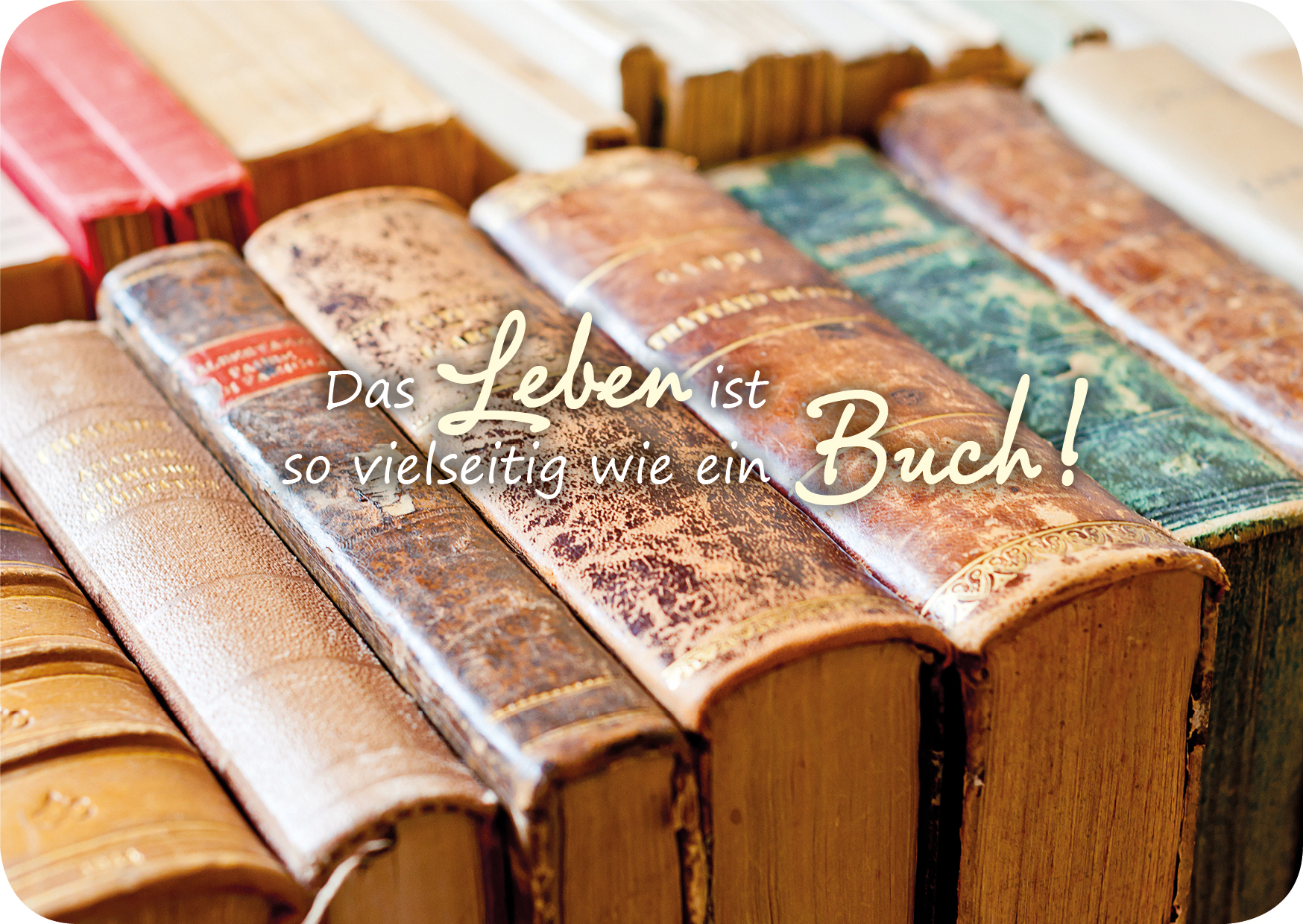 Postkarte - Postkarte 'Das Leben ist...