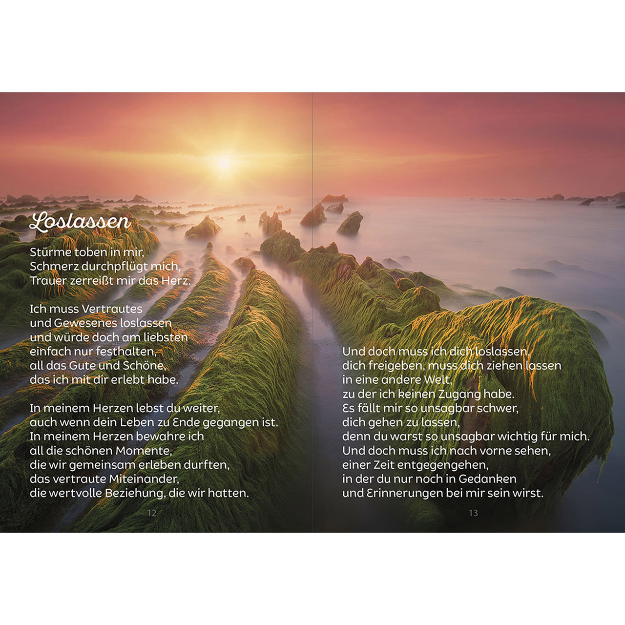 Grußheft - Du fehlst in meinem Leben - Sonnenstimmung