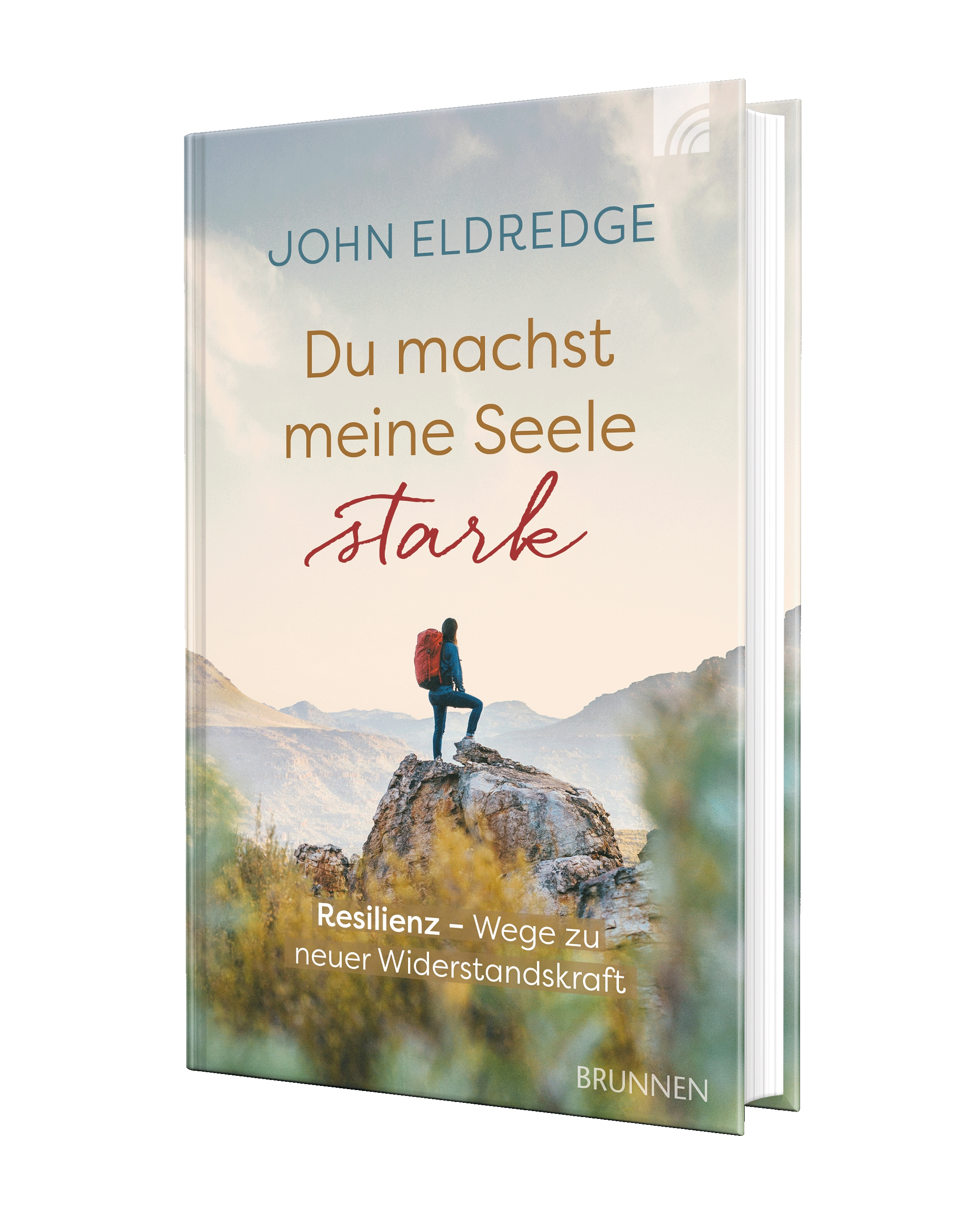 Buch - Du machst meine Seele stark - Himmel Felsen Berge Rucksack Mensch