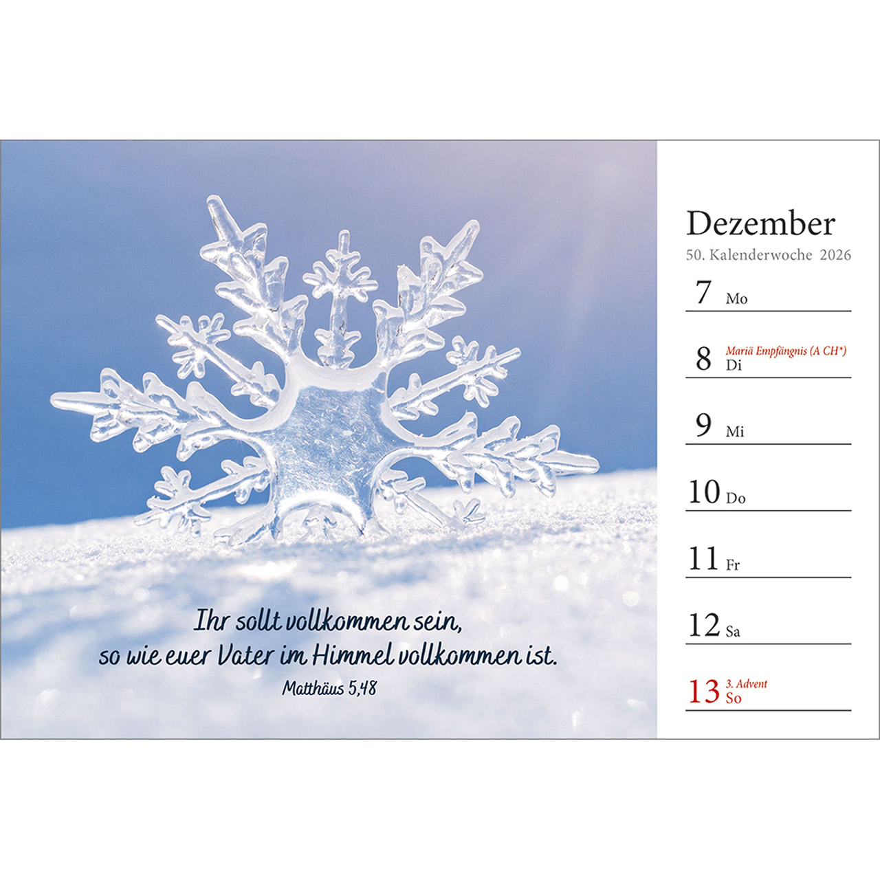 Tischkalender - In deine Hand stell ich den Tag 2026