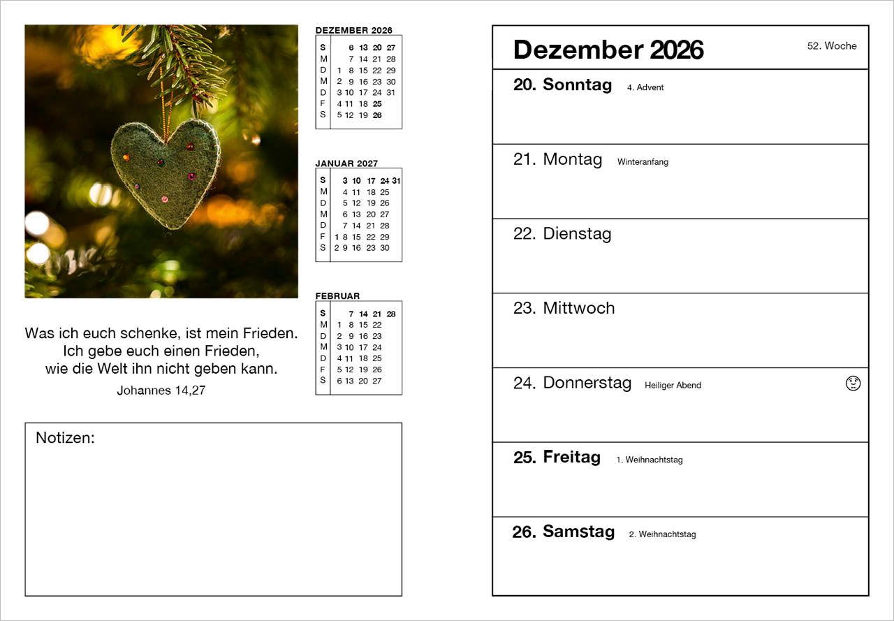 Terminkalender - Farbfoto Agenda 2027