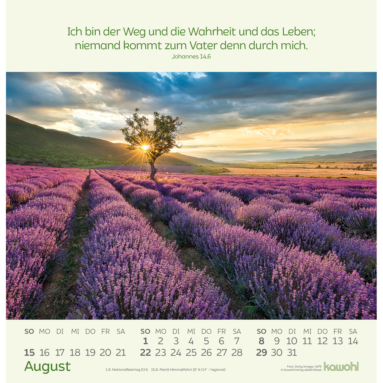 Wandkalender - Blumengrüße 2027