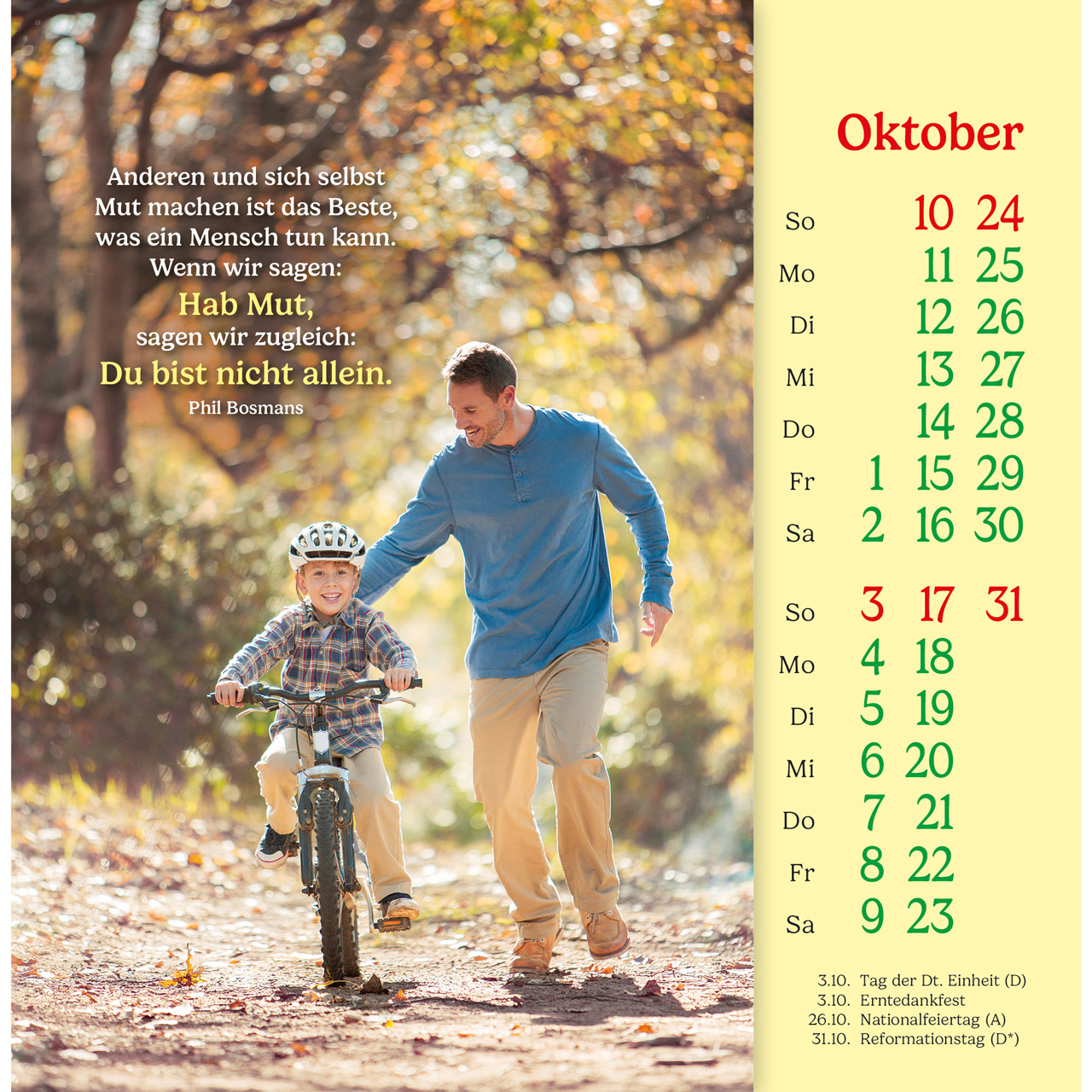 Postkartenkalender - Phil Bosmans - Postkarten-Kalender 2027