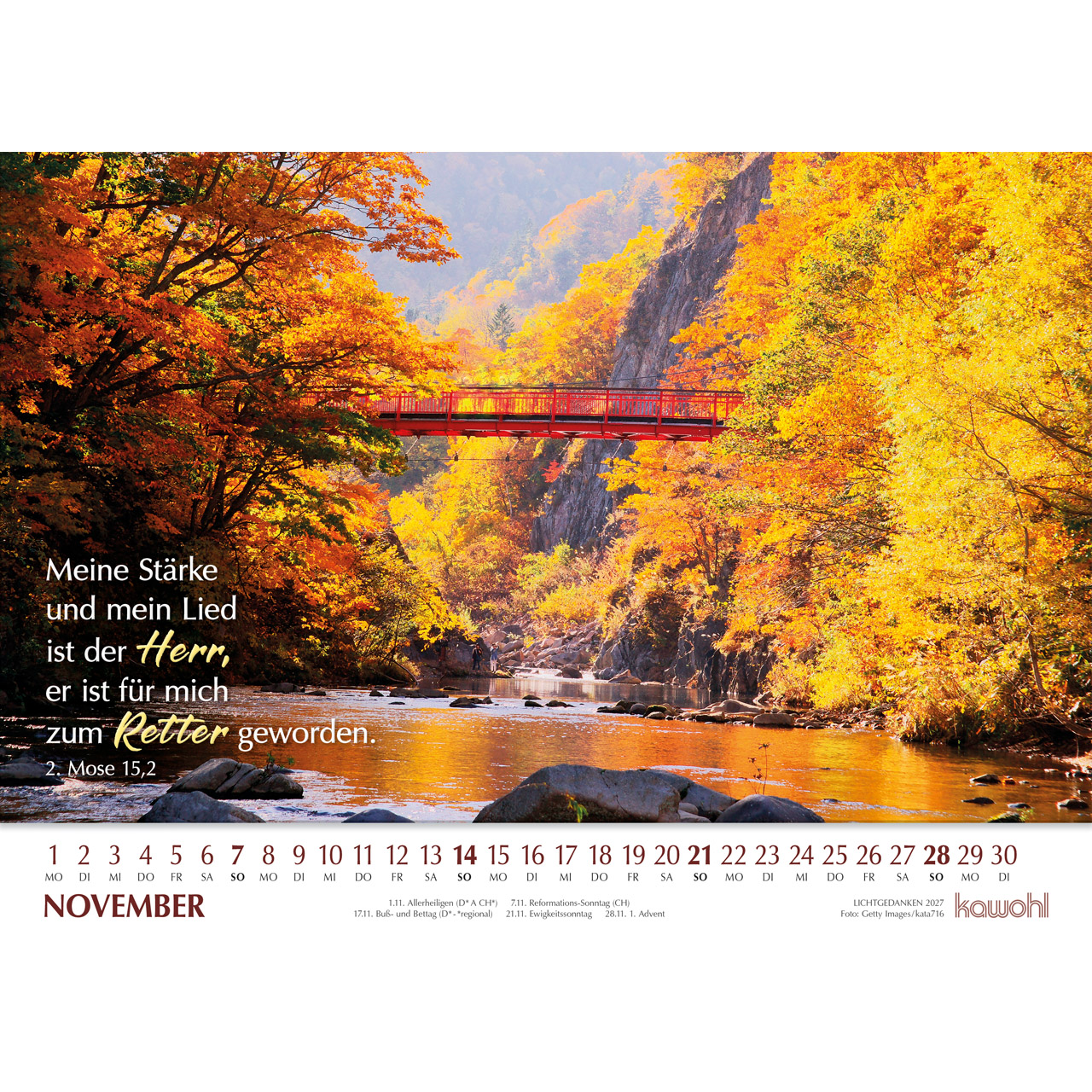 Wandkalender - Lichtgedanken 2027