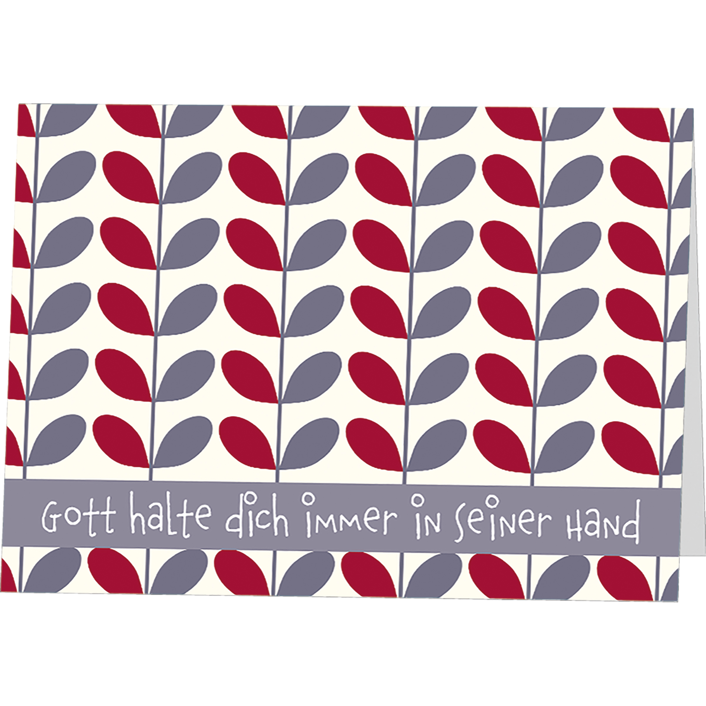 Faltkarte - Faltkarte 'Gott halte dich immer in seiner Hand'