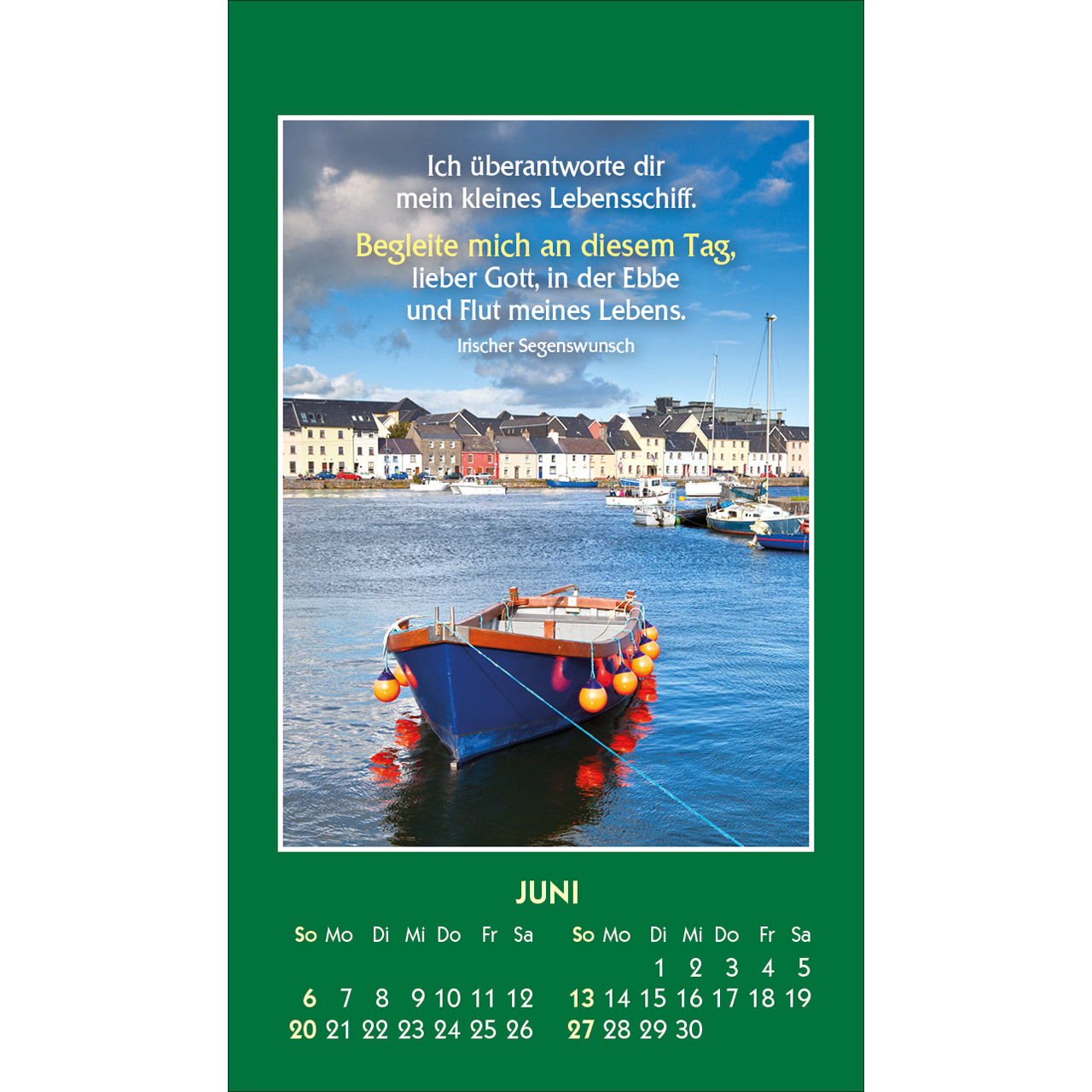 Aufkleberkalender - Möge Gott deinen Tag segnen 2027