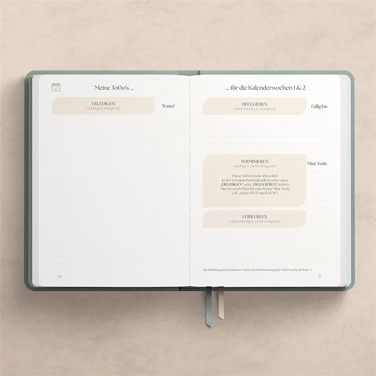 Buchkalender - Meine Ankerpunkte 2026 - Anker Kreis