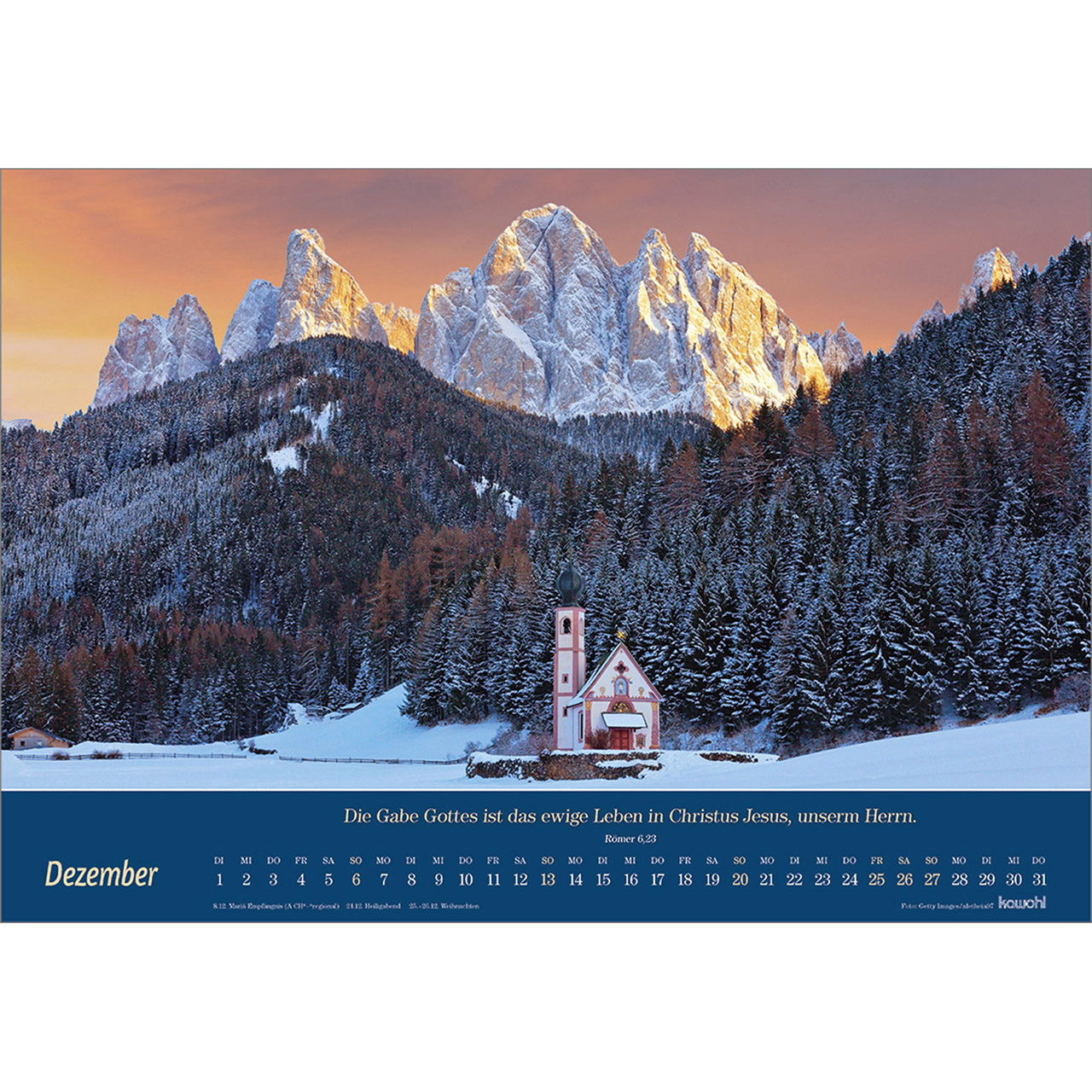 Wandkalender - Atemholen 2026