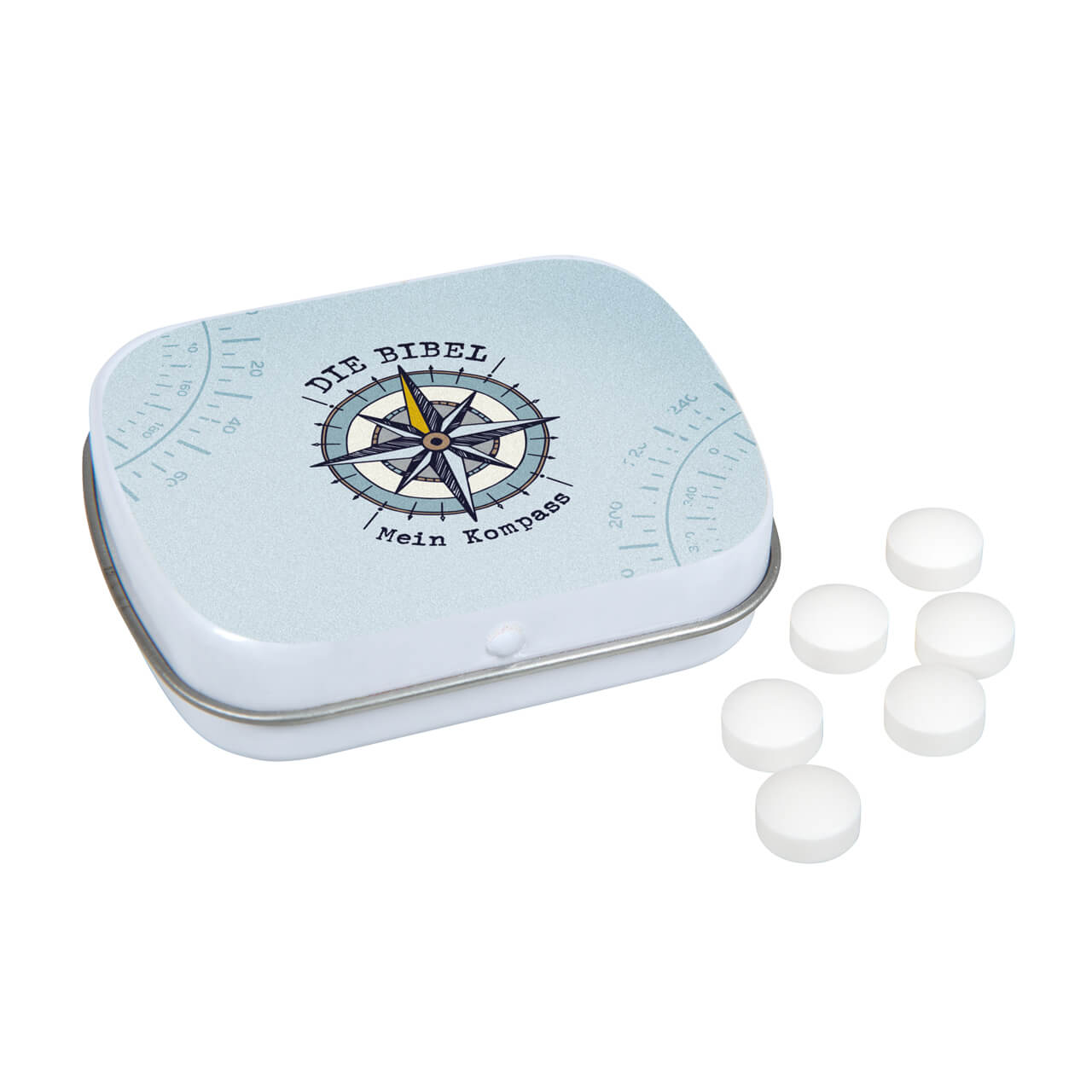 Bonbons - Pfefferminz-Döschen "Kompass"