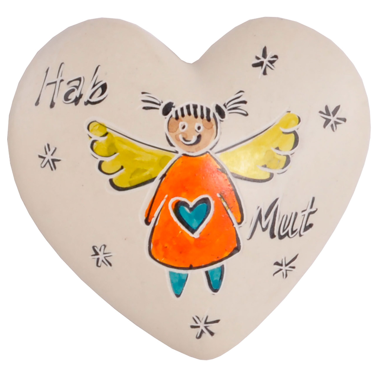 Hab Mut - Herz Handschmeichler - Hab Mut - Herz - Engel mit Herz