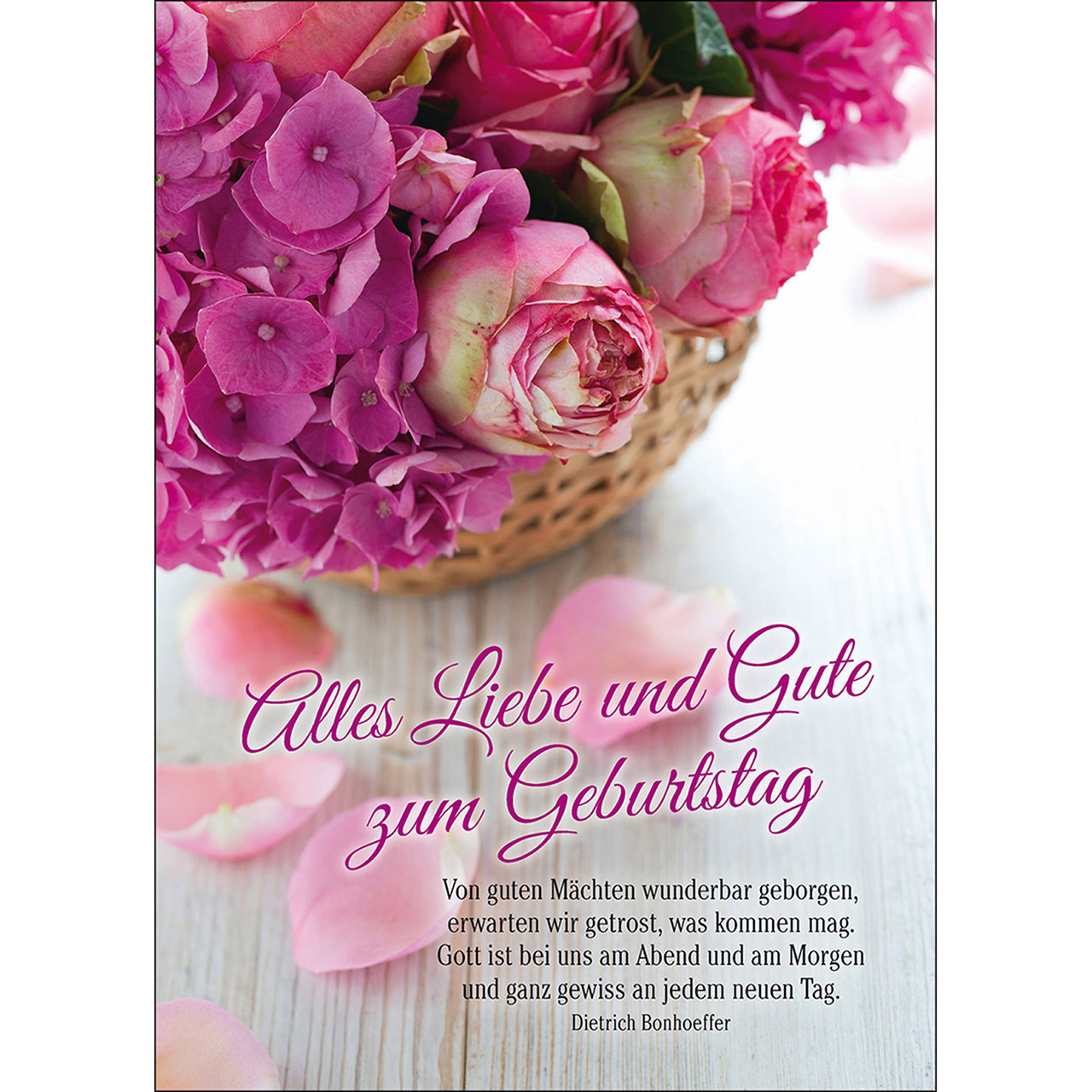 Alles Liebe und Gute zum Geburtstag