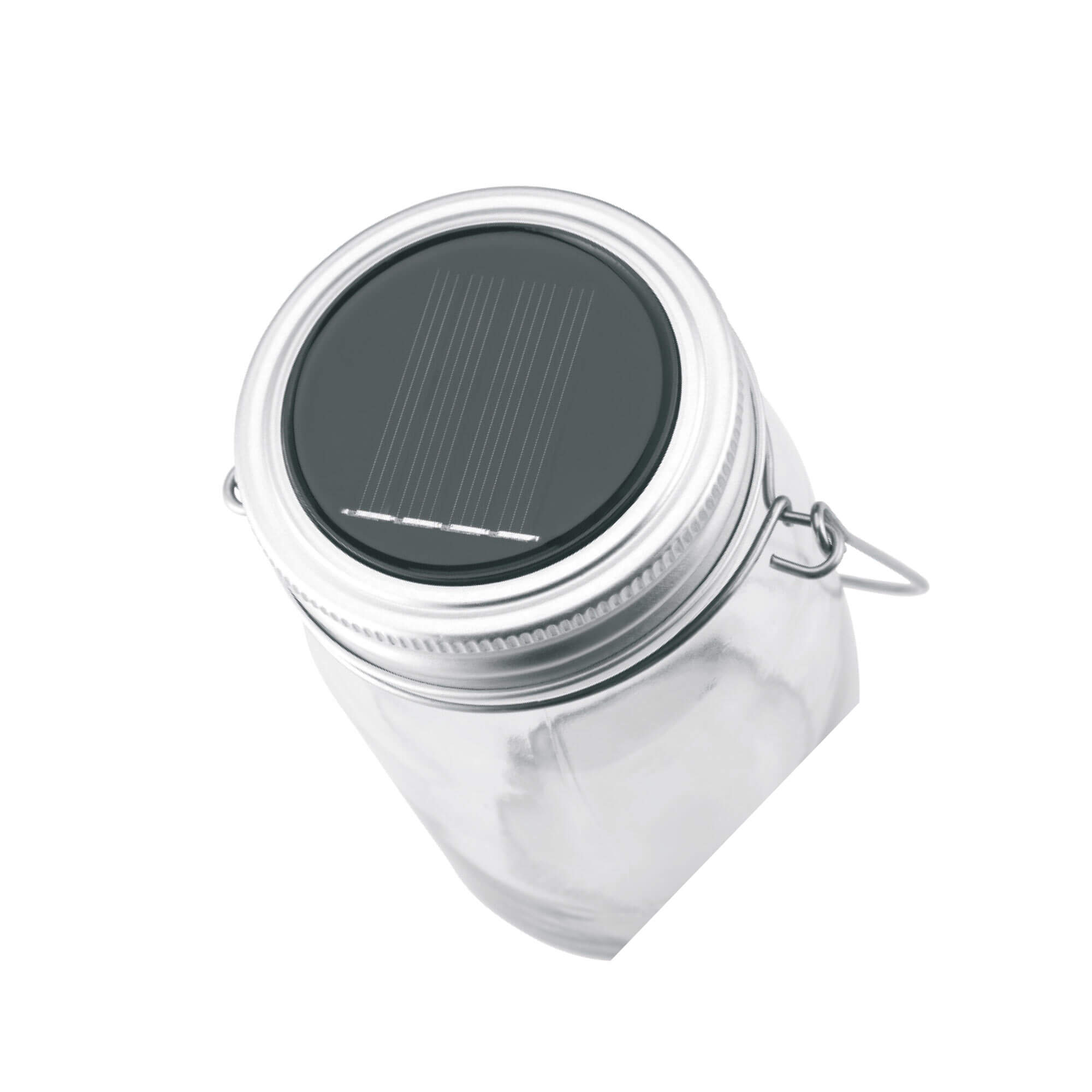 Dekoration - Solarlampe aus Glas - Solarlampe Glas Blume