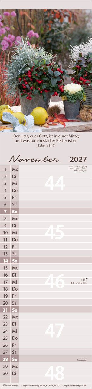 Terminkalender - Von Mir zu Dir 2027 Streifenterminkalender