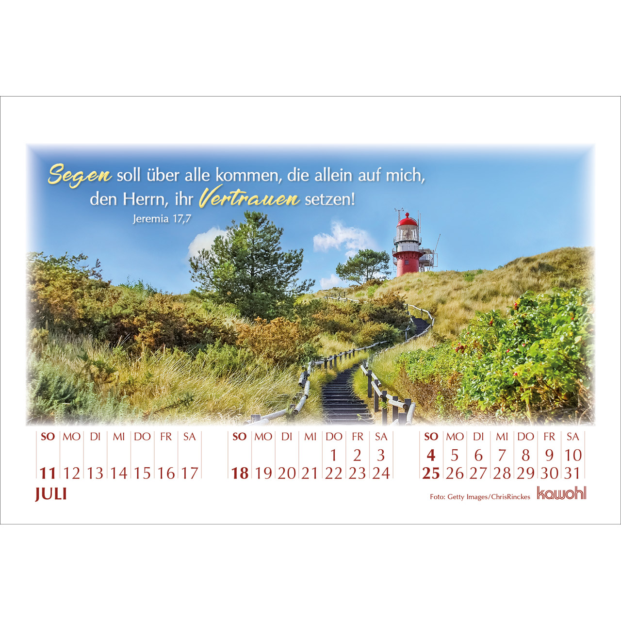 Aufstellkalender - In seinem Licht 2027