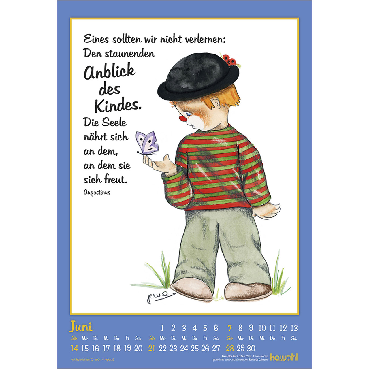 Wandkalender - Freu(n)de für's Leben 2026