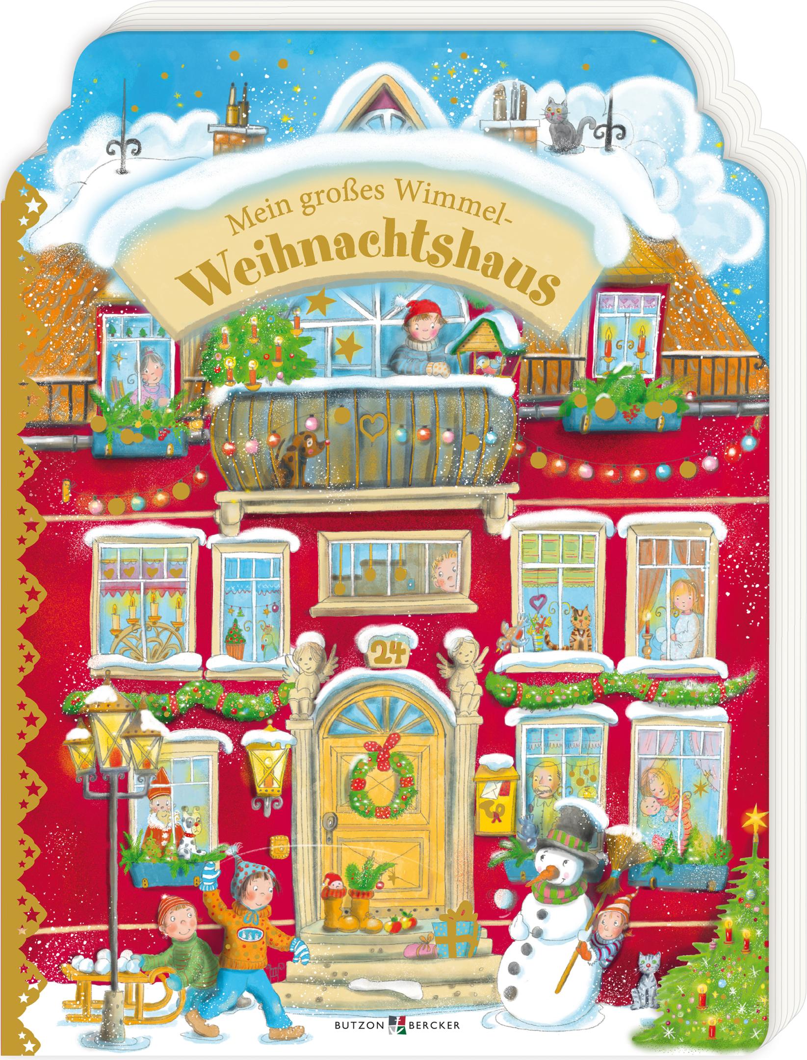 Buch - Mein großes Wimmel-Weihnachtshaus