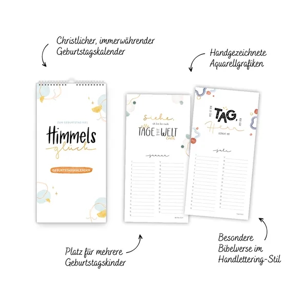 Immerwährender Kalender - Himmelsglück 2027