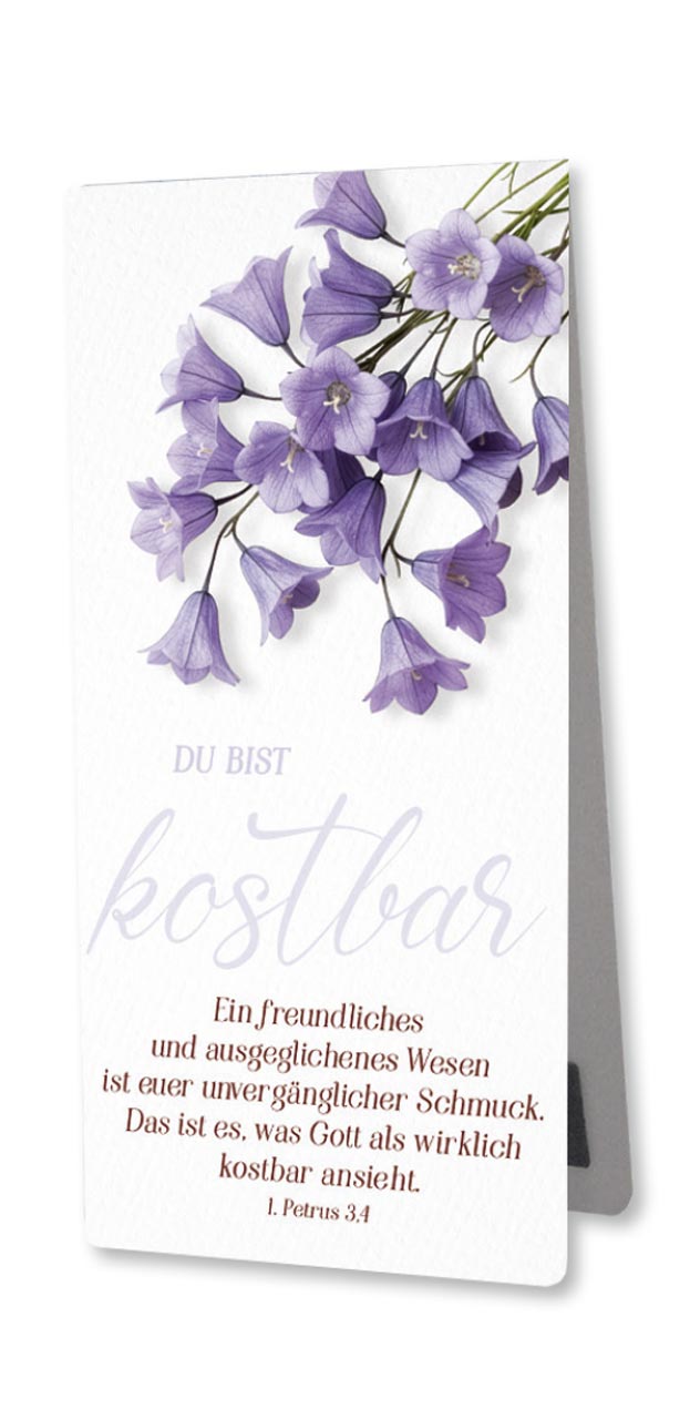 Lesezeichen - Magnetlesezeichen "Du bist kostbar"
