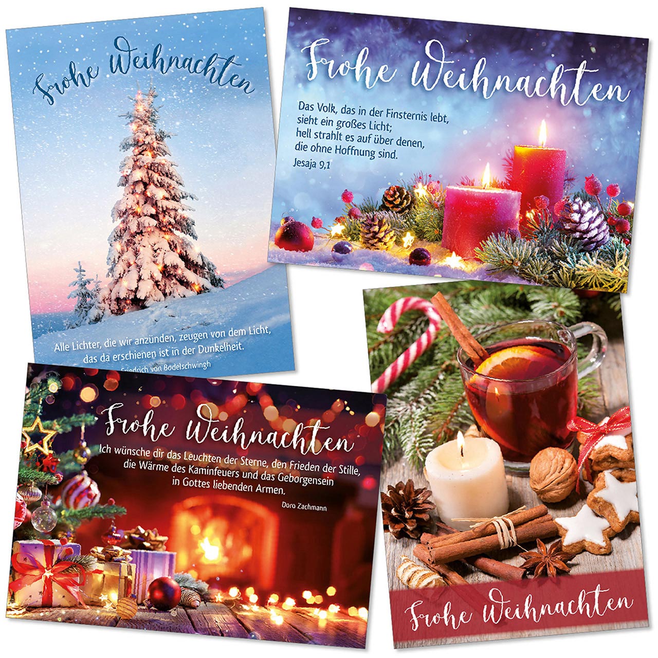 Weihnachts-Postkartenserie
