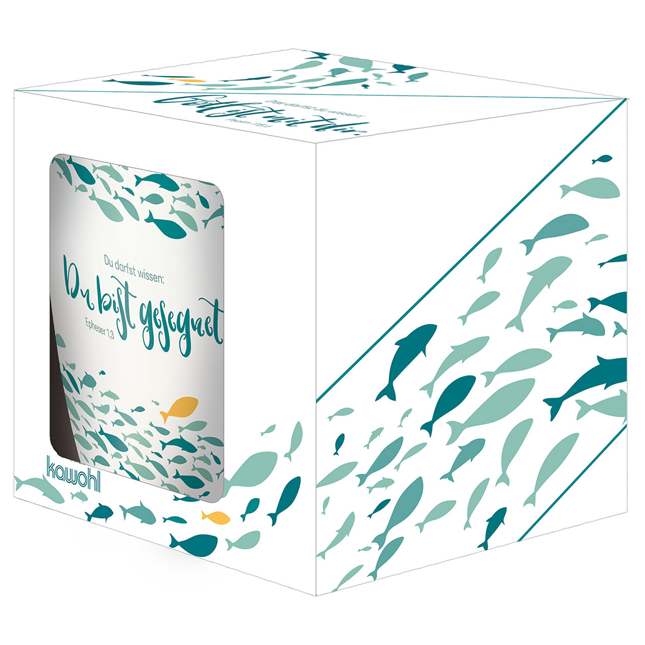 Tasse - Du bist gesegnet - Fische