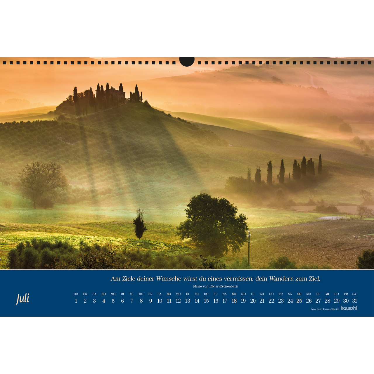 Wandkalender - Atemholen 2027