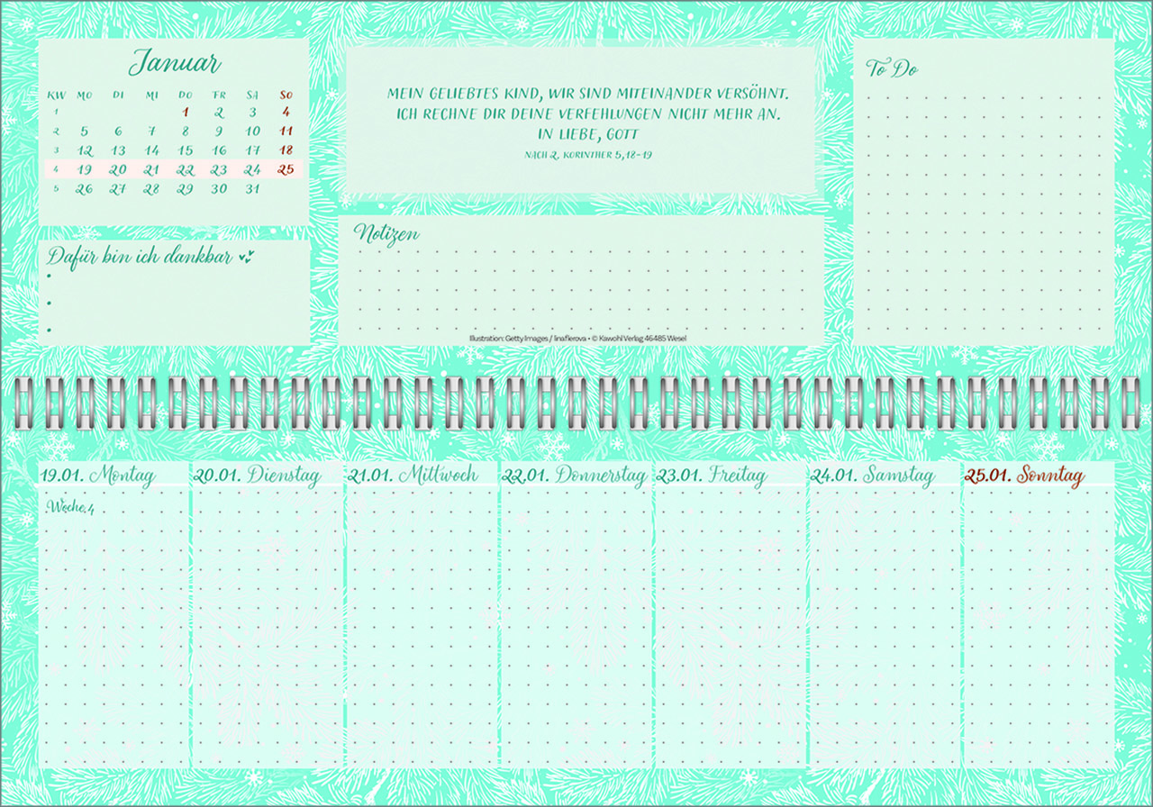 Tischkalender - Meine fröhlich-bunte Segenswoche 2026